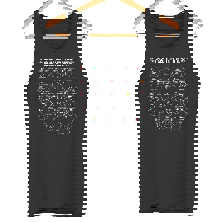 Circuitos De Fórmula Racing 2024 Coche De Carreras Formula Racing Camiseta sin mangas
