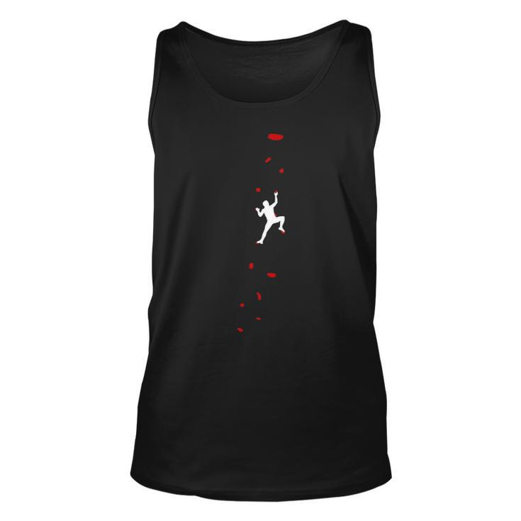 Climbing And Bouldering In The Climbing Gym Tank Top