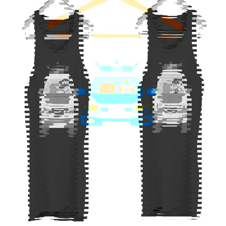 Coche De Policía Con Policía Coche Policíaehículo Niños Niños Camiseta sin mangas