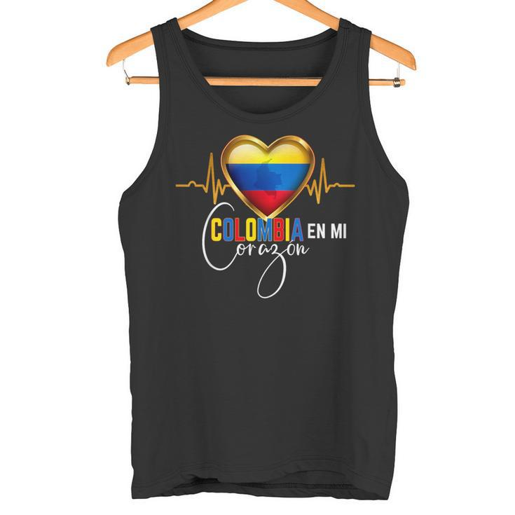 Colombia En Mi Corazon Coincidencia Del Orgullo Colombiano Camiseta sin  mangas - Regaloses