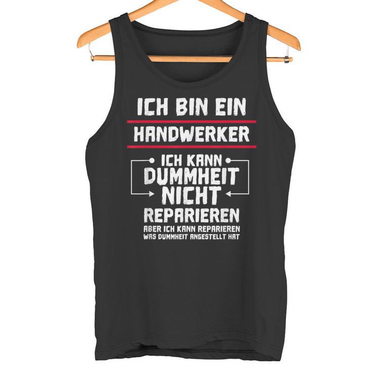 Craftsman Personalised Slogan Tank Top