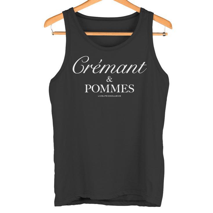 Crémant & Pommes X Livelife Liebe Champagne Frites Love Fun Tank Top