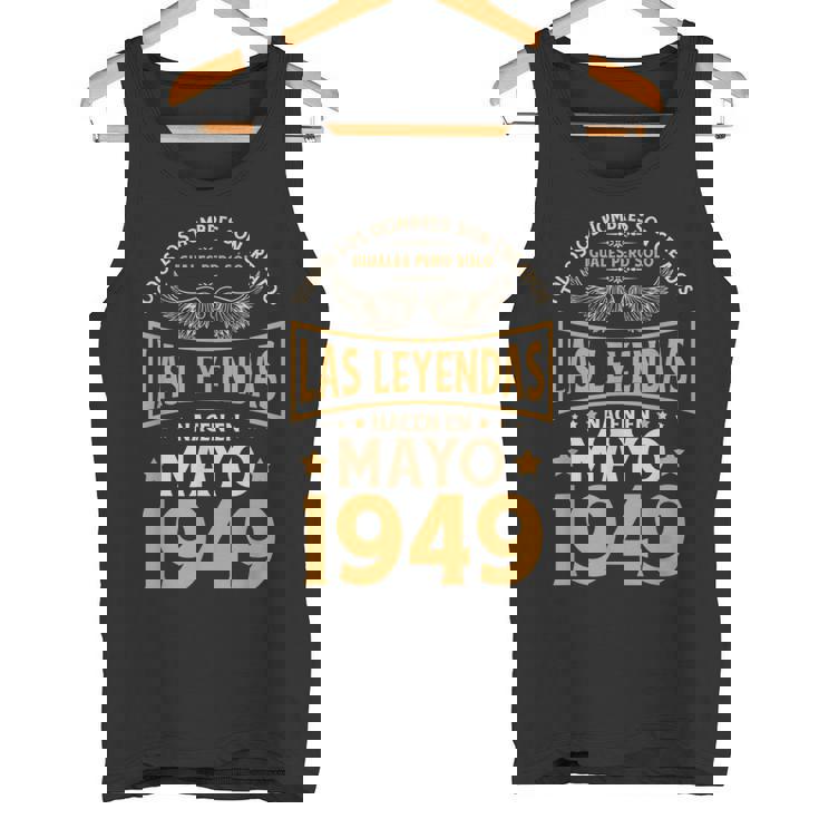 Cumpleaños Hombre Regalos Las Leyendas Mayo 1949 Camiseta sin mangas
