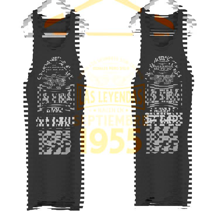 Cumpleaños Hombre Regalos Las Leyendas Septiembre 1955 Camiseta sin mangas