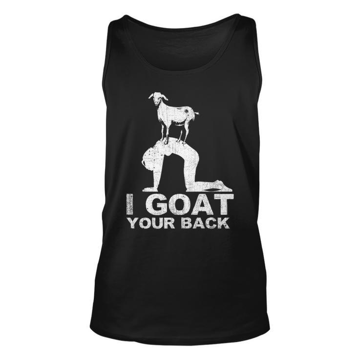 Cute Goat Yoga I Goat Your Back With Yoga Pose Tank Top