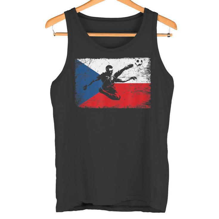 Czech Flag Football Jersey Tank Top