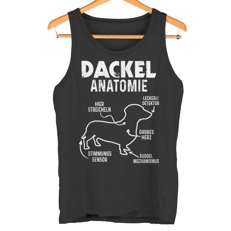 Dachshund Anatomy Dog Owner Dog Tank Top