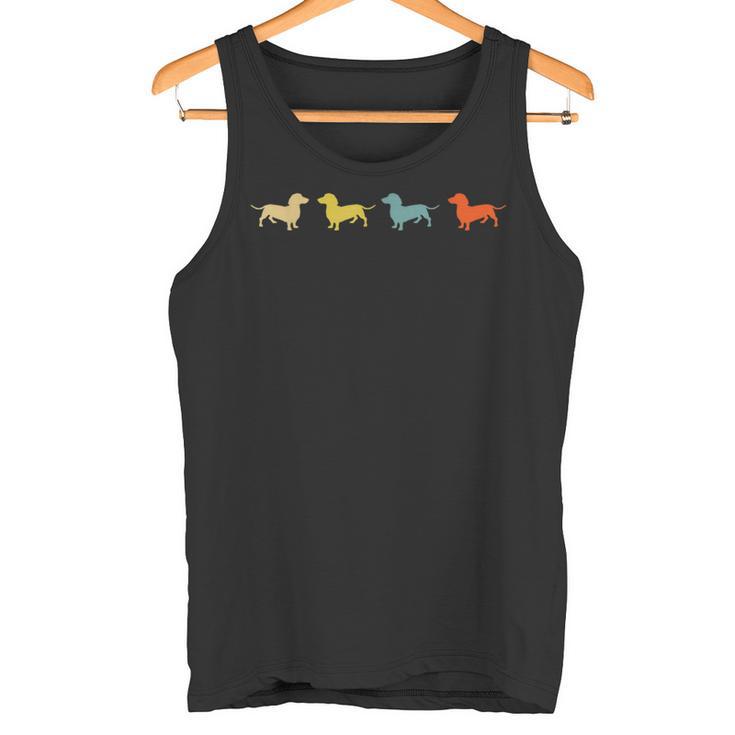 Dachshund Love Dachshundintage Proud Dog Owner Tank Top