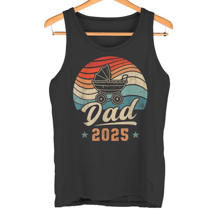 Dad 2025 Baby Ankündigung Frischgebackener Papa Tank Top