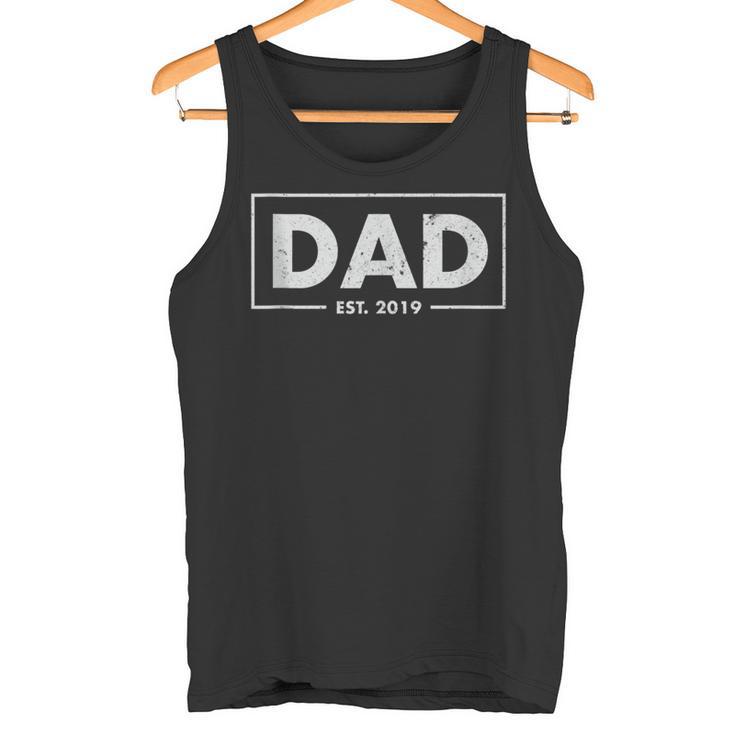 Dad Est 2019Atertag Bester Papa Für Männer Tank Top