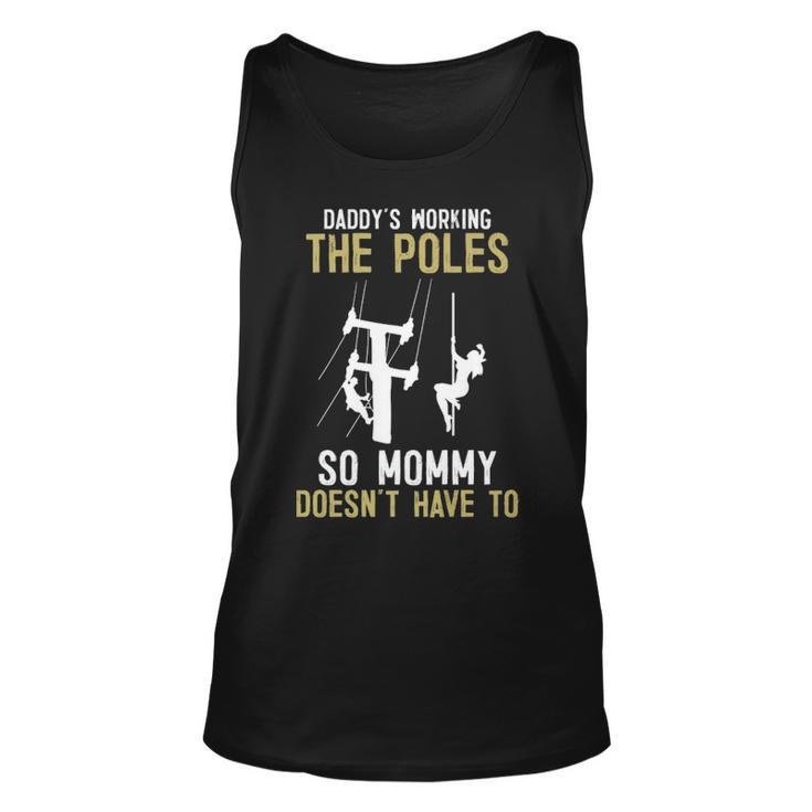 Daddy's Working The Pole Tank Top