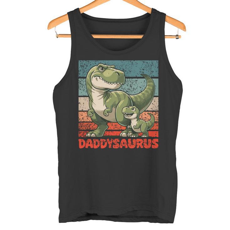 Daddysaurusatertag Bester Daddy T-Rex Papa Tank Top