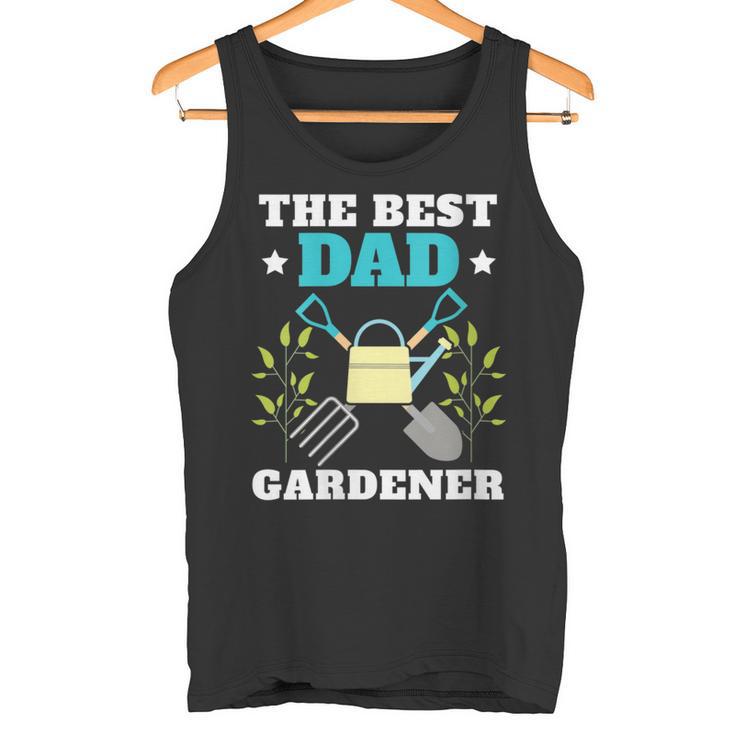 Damen Gärtner Papa Besterater Im Garten Mit-Ausschnitt Tank Top