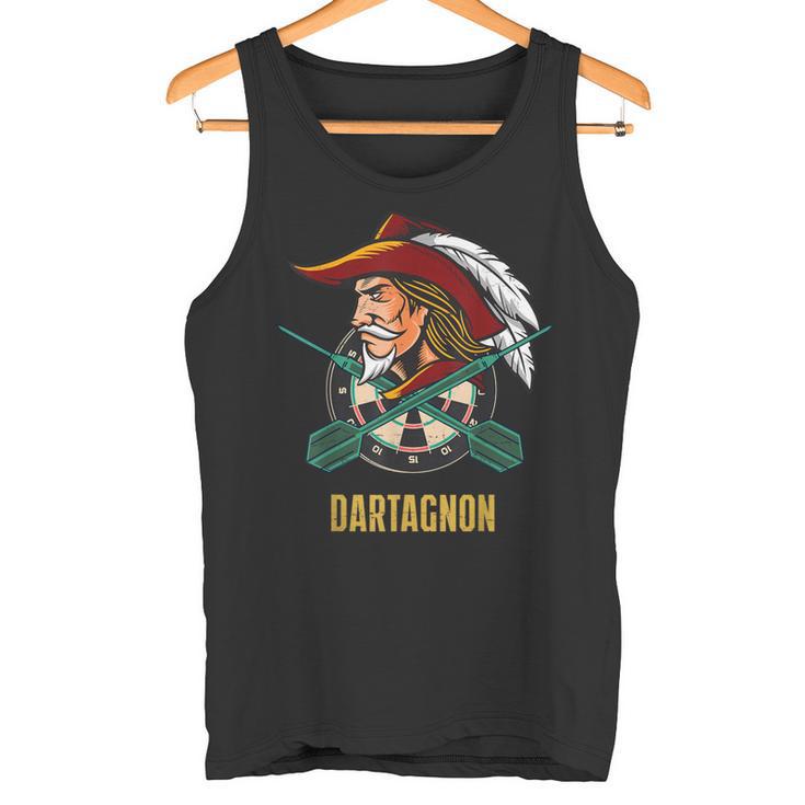 Dartagnan Dart Musker Darts Bullseye Retro Tank Top