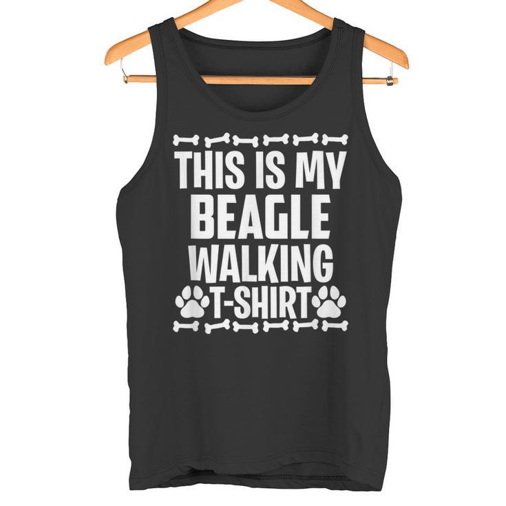 Das Ist Mein Beagle Walking Tank Top