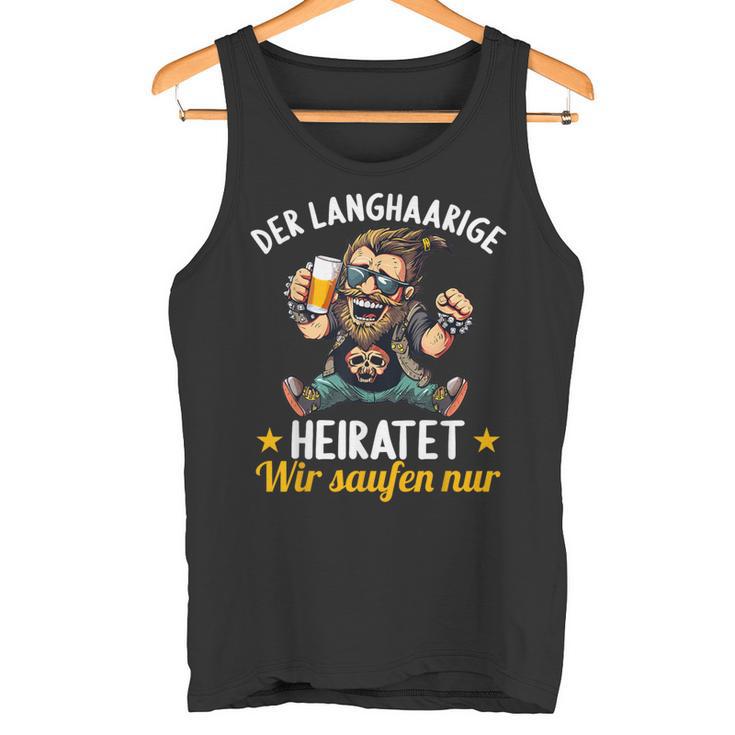 Der Langhaarige Heiratet Heavy Metal Punker Punk Rocker Jga Tank Top