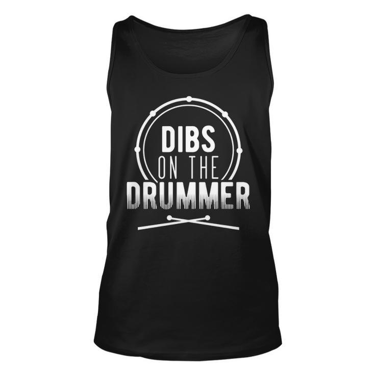 Dibs The Drummer For Drummers Tank Top