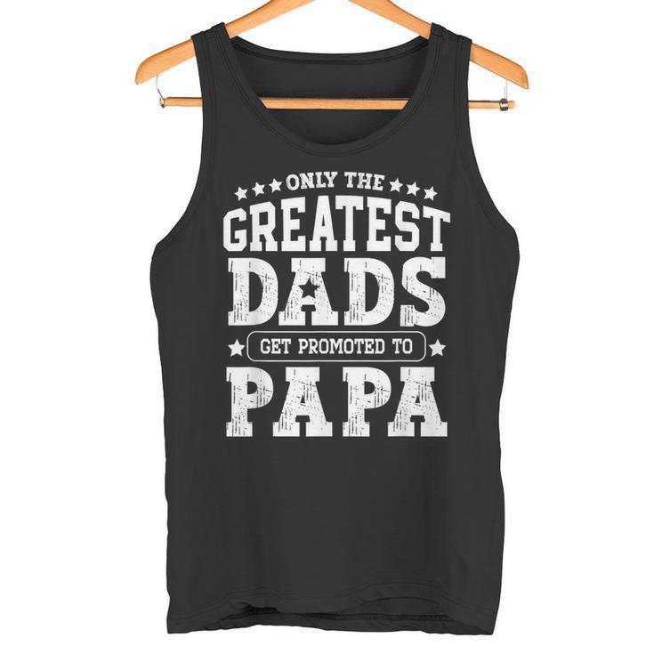 Die Bestenäter Werden Zum Papa Papiatertag Befördert Opa Tank Top