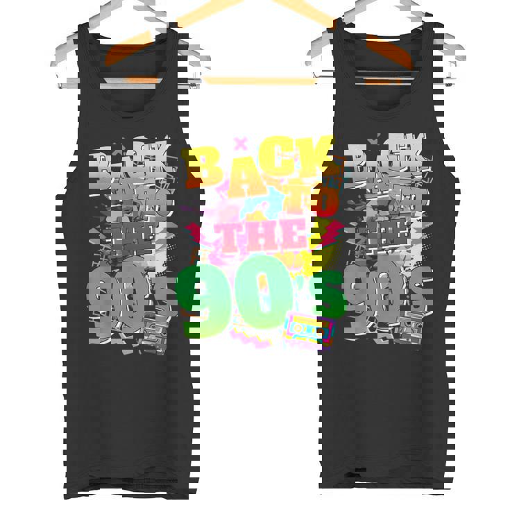 Divertida Fiesta Temática Retro De Los 90 Años 90 Camiseta sin mangas