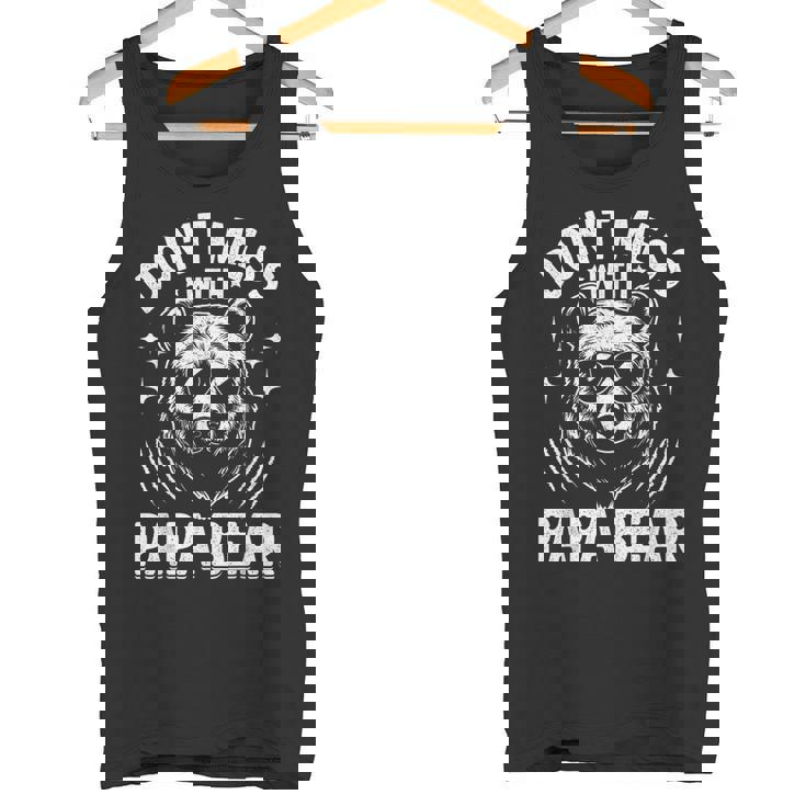 Divertido Papá Oso No Te Metas Con Papá Bear Divertido Día Del Padre Camiseta sin mangas