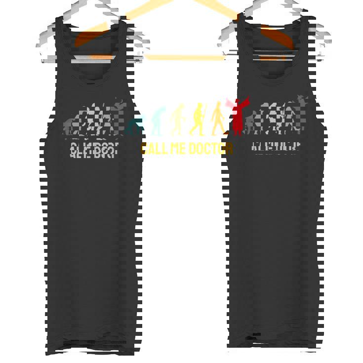Doctor Graduación Call Me Doctor Sin Mangas Camiseta sin mangas