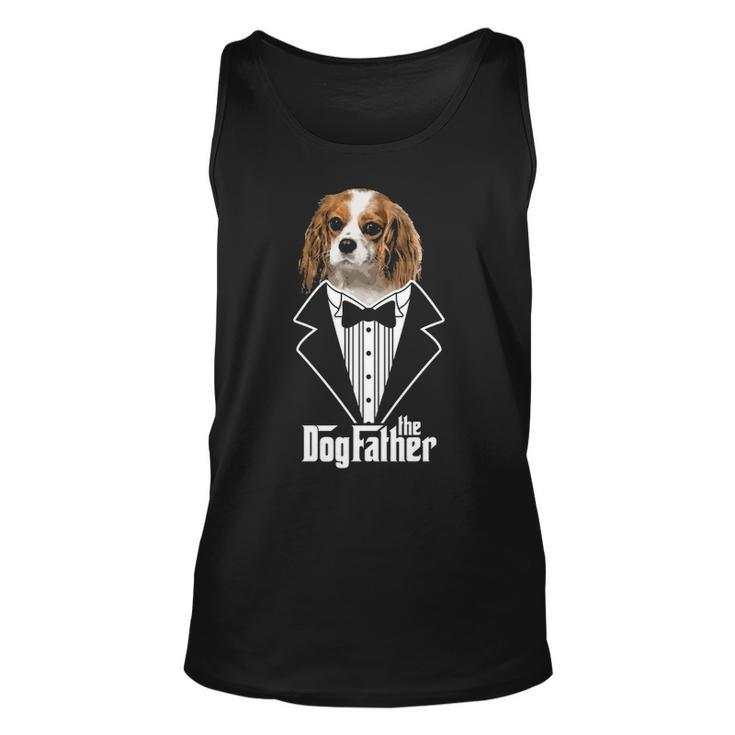 The Dogfather Cavalier King Charles Spaniel Dad Papa Tank Top