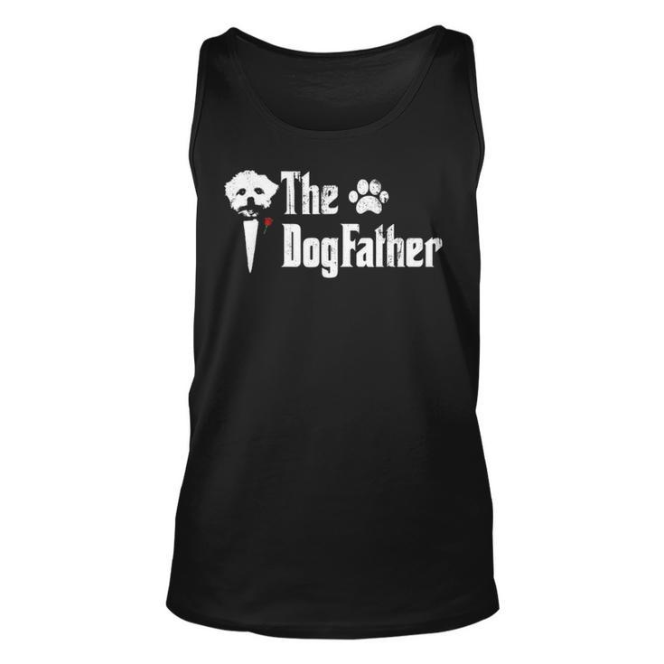 The Dogfather Maltese Dog Dad T Father's Day Tank Top