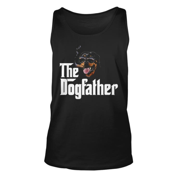 The Dogfather Rottweiler Dog Owner Dog Lover Tank Top