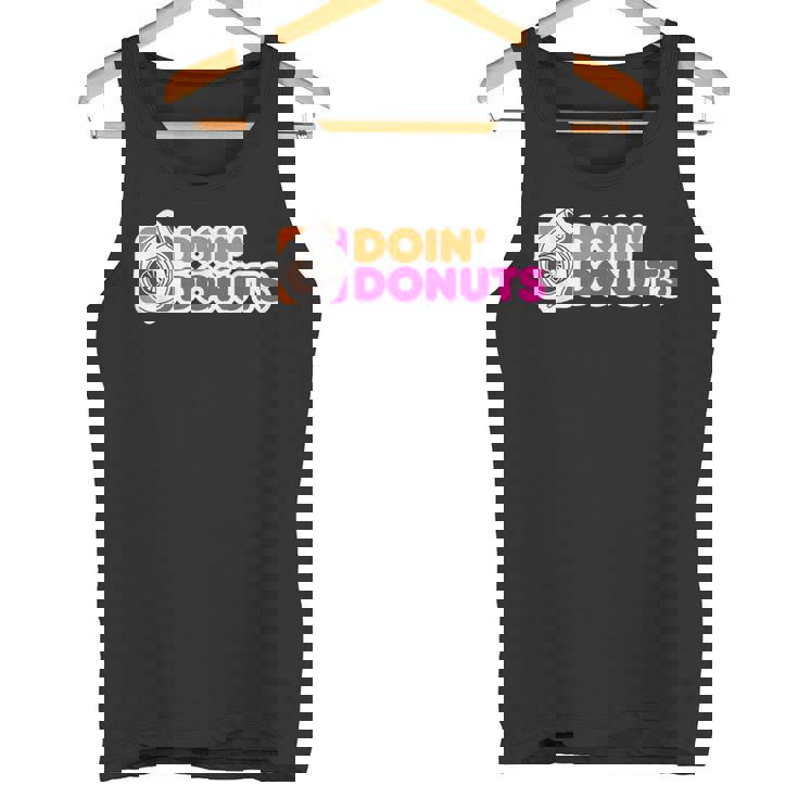 Doin' Donuts Divertidos Carreras & Drift Car Entusiasta Camiseta sin mangas
