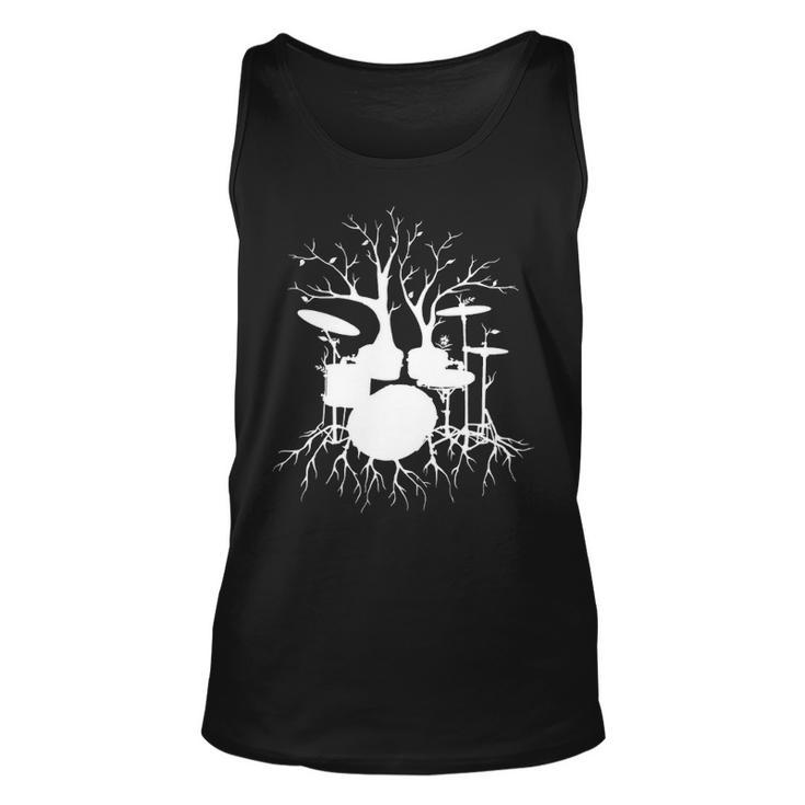 Drum Set Tree For Drummer Musician Live The Beat Tank Top
