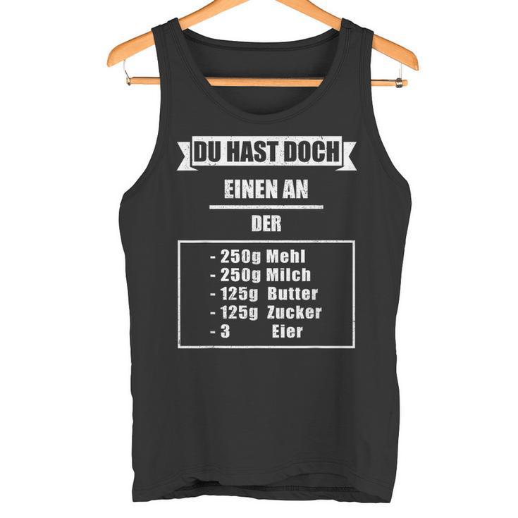 'Du Hast Doch Einen An Der Waffel' Tank Top