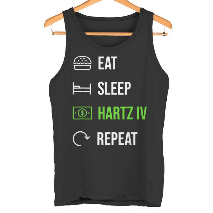 Eat Sleep Hartz 4 Repeat Tank Top