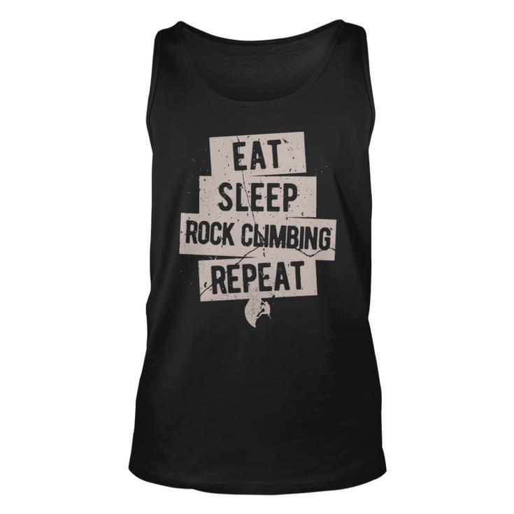 Eat Sleep Rock Climbing Repeat Tank Top