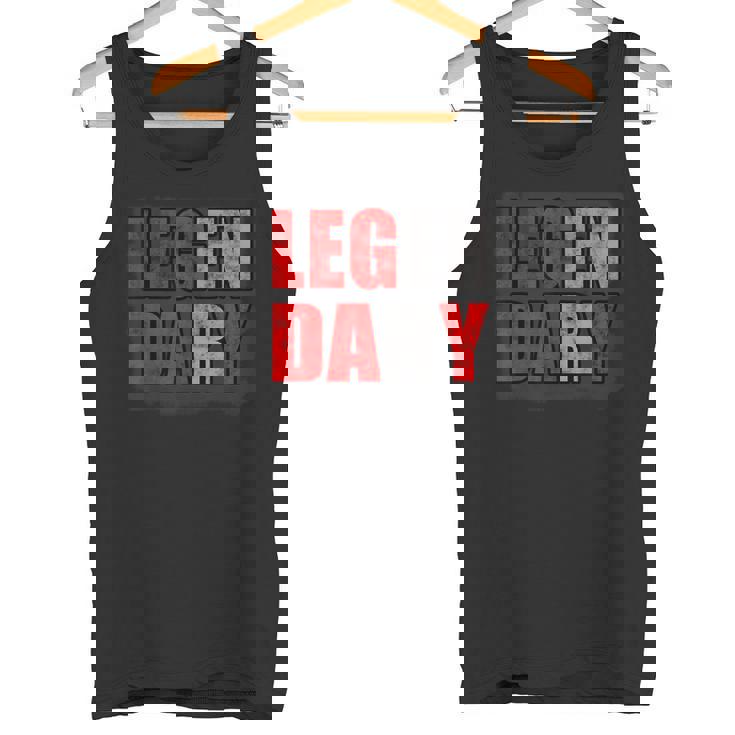 El Entrenamiento Del Culturismo Leg Day Gym Camiseta sin mangas