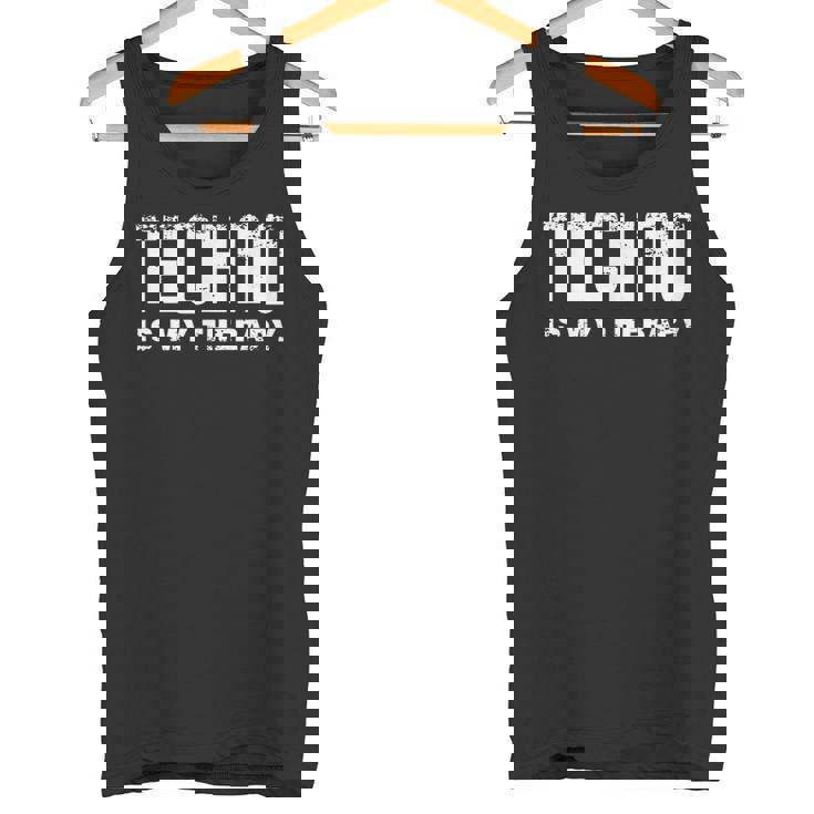 El Techno Es Mi Terapia Music Rave Festival Camiseta sin mangas