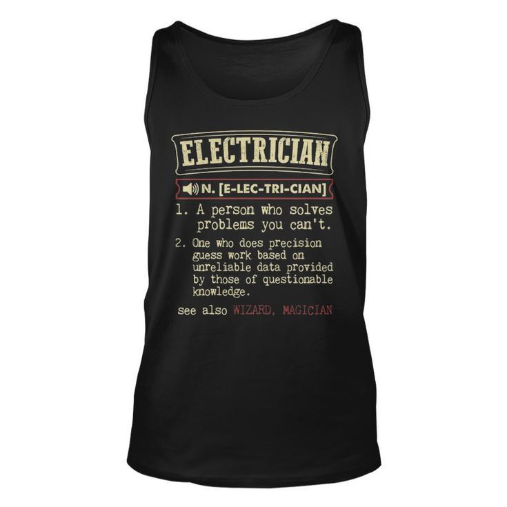 Electrician  Dictionary Definition Tank Top
