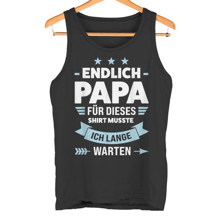 Endlich Papa Familie S Tank Top