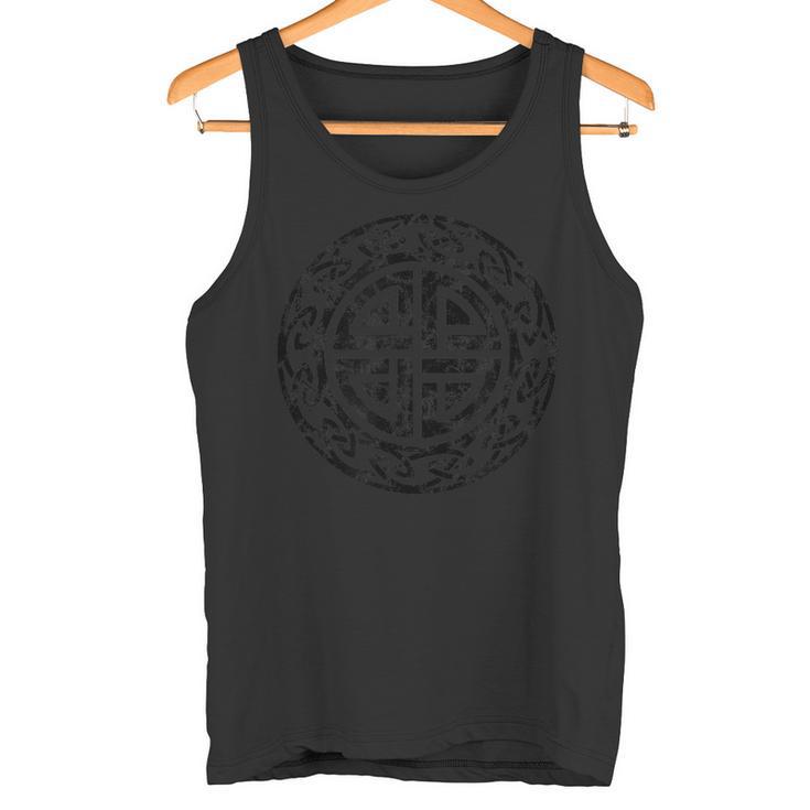 Escudo Protecciónintage Nudo Celta Norseikingos Salud Camiseta sin mangas
