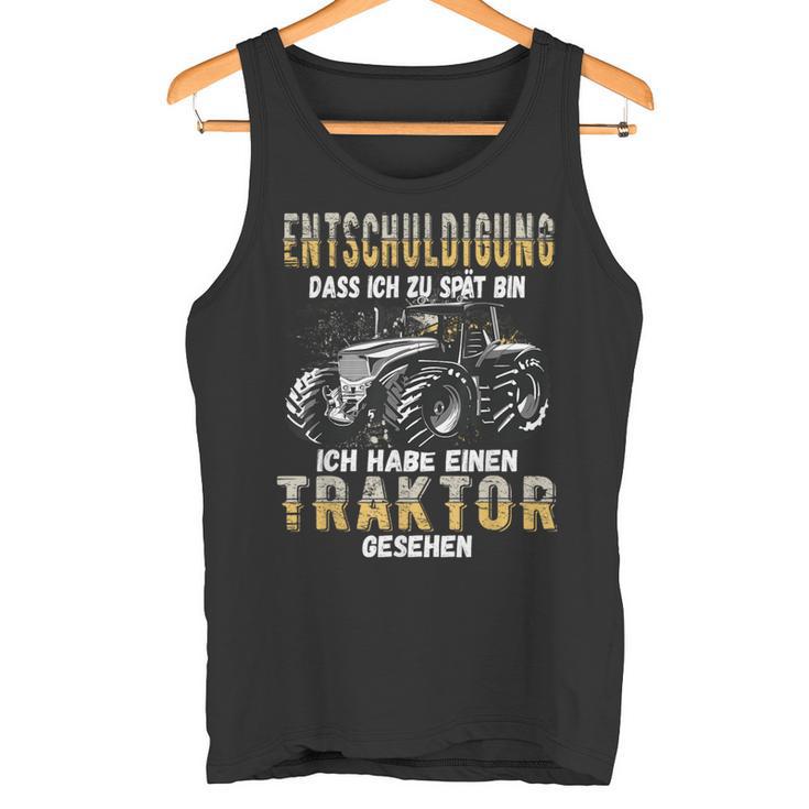 Extschuldigung Dass Ich Zu Spät Excuse Das Ich Zu Sp Tank Top