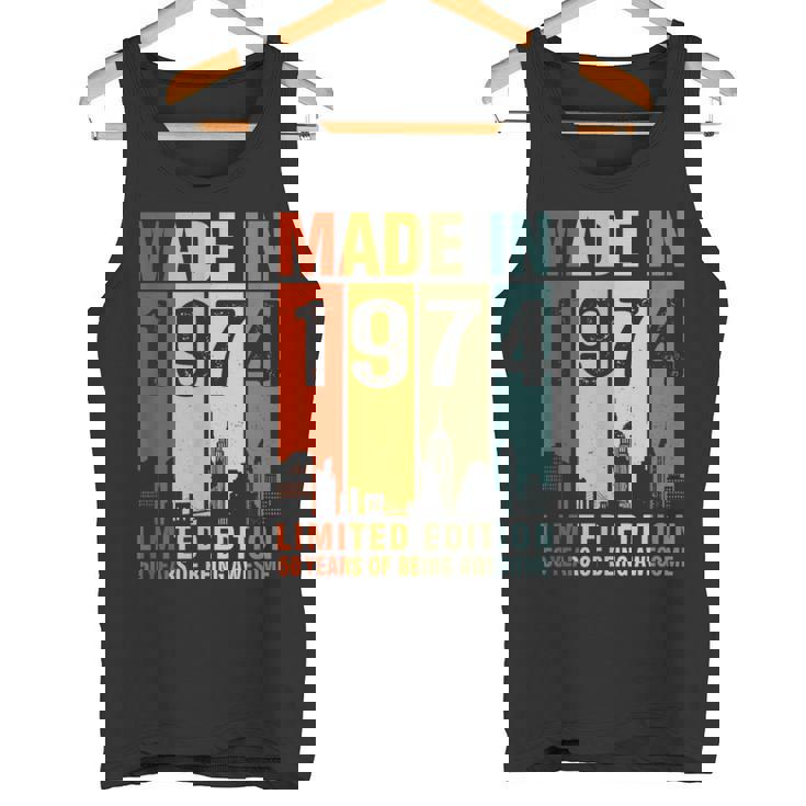 Fabricado En 1974 Edición Limitada 50 Años De Ser Impresionante Camiseta sin mangas