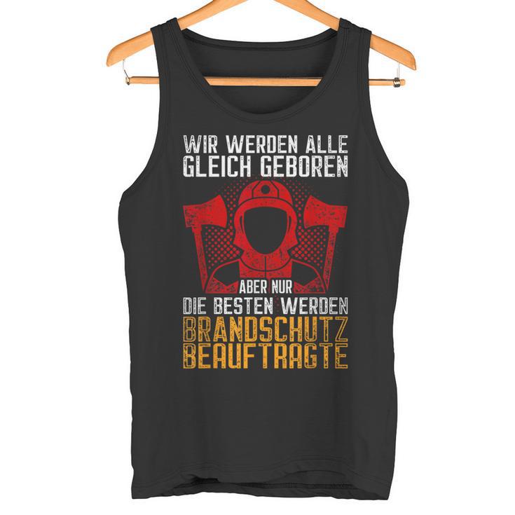 Feuerschutzbebeunger Fire Protection Association Tank Top