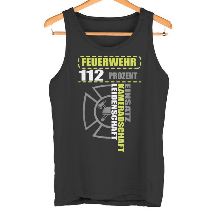 Feuerwehr Fire Brigade Motif 112 Insert Tank Top