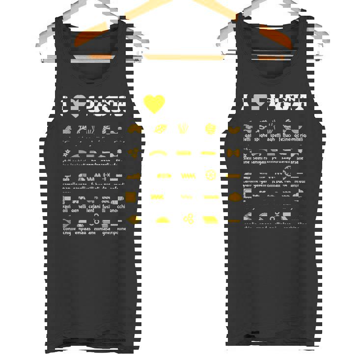 Fideosariedades De Pasta Espaguetis Italia Pasta De Regalo Camiseta sin mangas