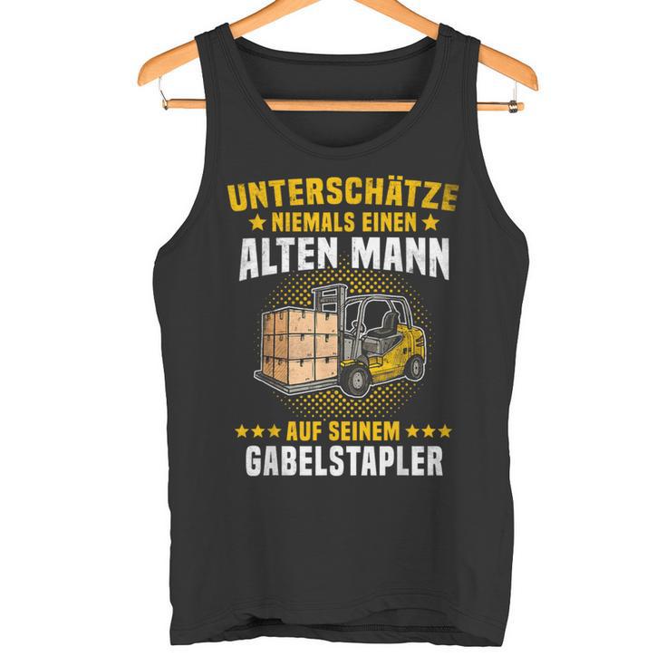 Forklift Driver Underestimates Camp Worker Fun Tank Top