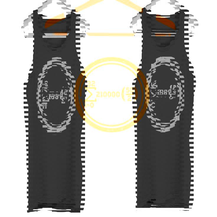 Fórmula De Bitcoin Divertida Que No Se Parece A Bitcoin Camiseta sin mangas