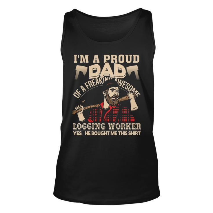 Freaking Awesome Logging Worker Tank Top