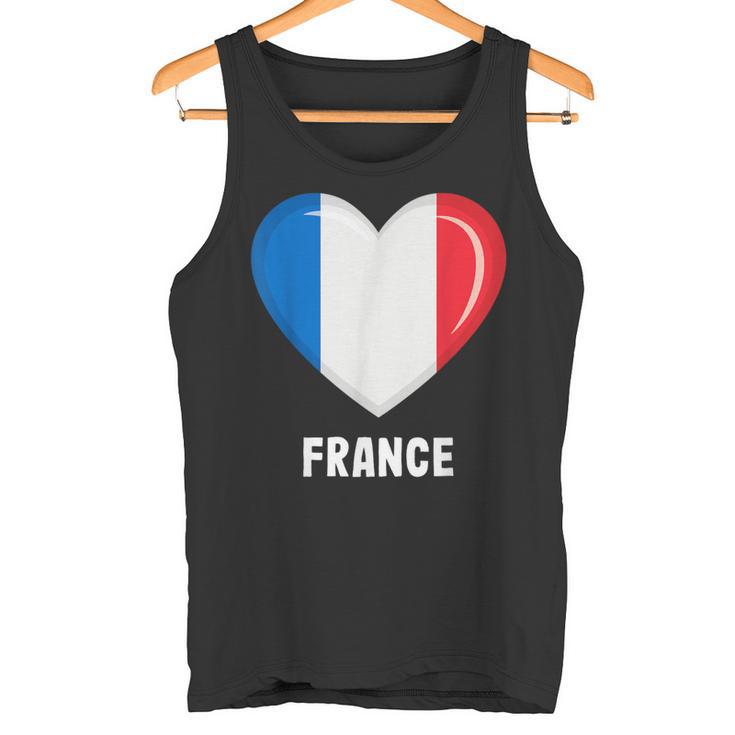 French France Flag Tank Top