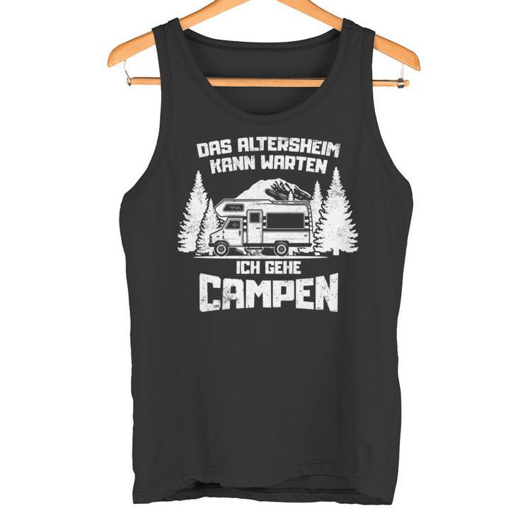 Fun Camper Campen Camping Wohnwagen Womo Urlauber Geschenke Tank Top