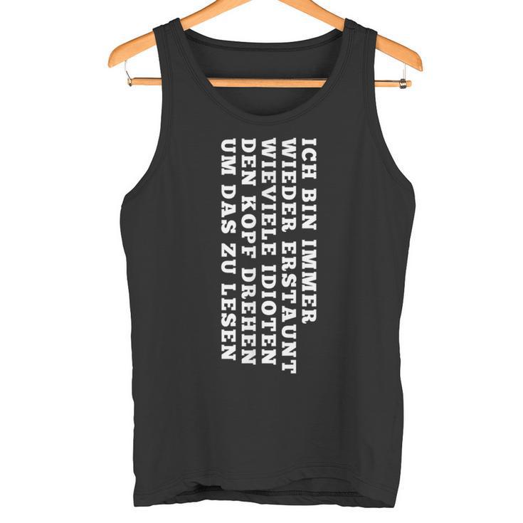 Idiot Idea Tank Top