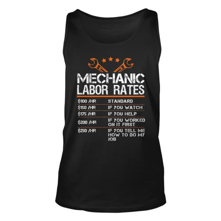 Mechanic Hourly Rate Gif Labor Rates Tank Top